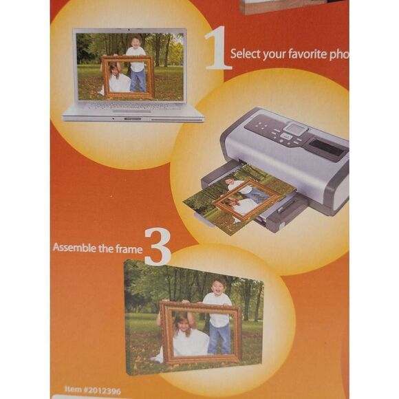 Canvas Photo Wraps DIY KitGallery Wrapped Inkjet Wall Art At Home 9.5"x 7" x2 - Picture 10 of 12